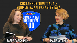 Kaksi naista keskustelee.