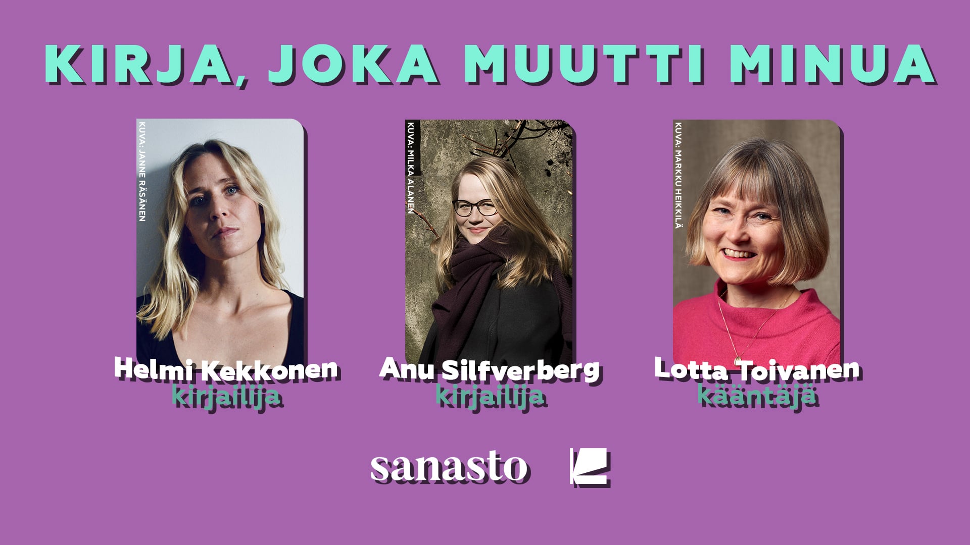 Videotallenne: Kirja, joka muutti minua - keskustelu