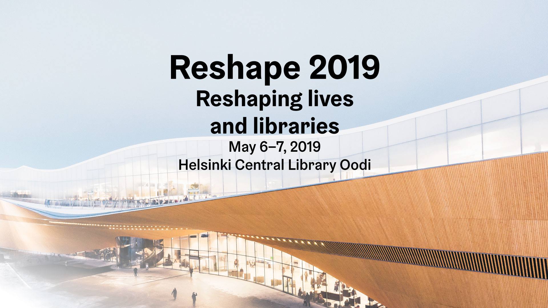 Online livestream from the seminar Reshape 2019 53577936_358680148077873_4751854234637434880_o
