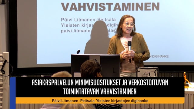 P ivi Litmanen Peitsala Asiakaspalvelun Minimisuositukset Ja 