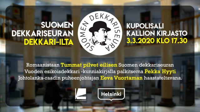 Pekka Hyyti Suomen Dekkariseuran Dekkari illassa Kirjastokaista pekka-hyyti-suomen-dekkariseuran-dekkari-illassa-kirjastokaista